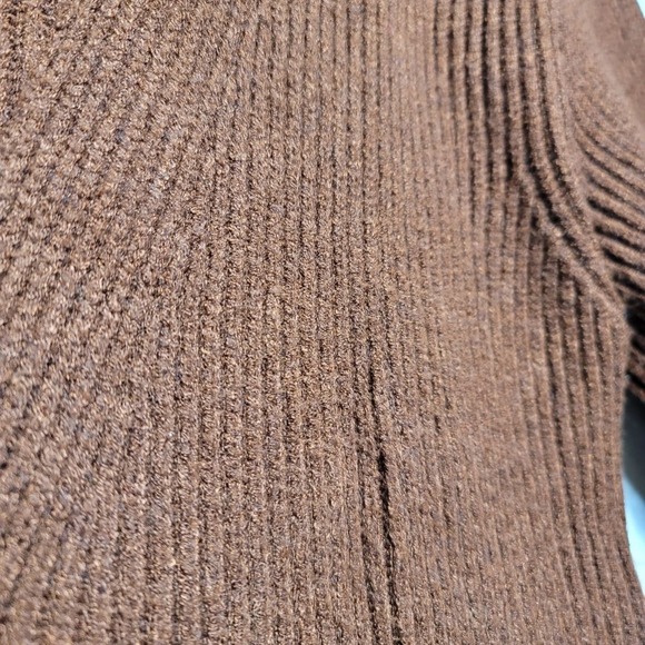 Chriselle Lim Cardigan Sweater Women Small Brown Cleo Button Ribbed Knit Cozy - Picture 6 of 14